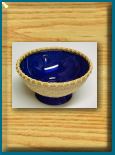 Blue Nantucket Glass Bowl