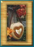 8" Nantucket Heart Purse by Basketry, Etc.