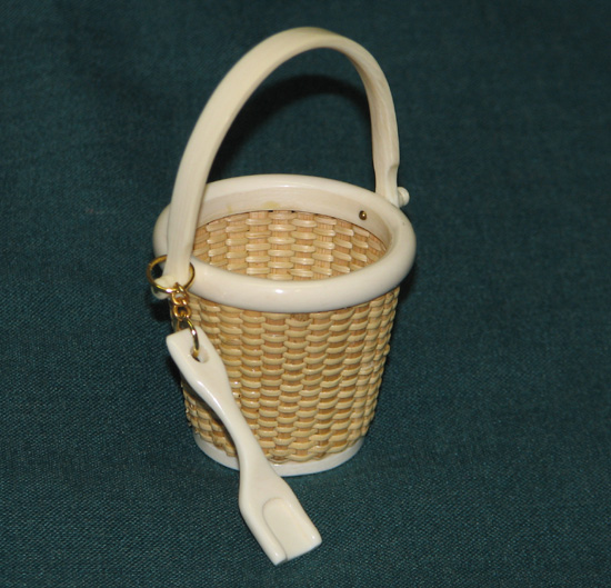 Ivory Sand Pail Ornament