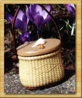 Nantucket Creel Ornament